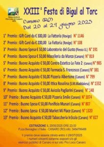 premi della xxiii festa di bigul al torc
